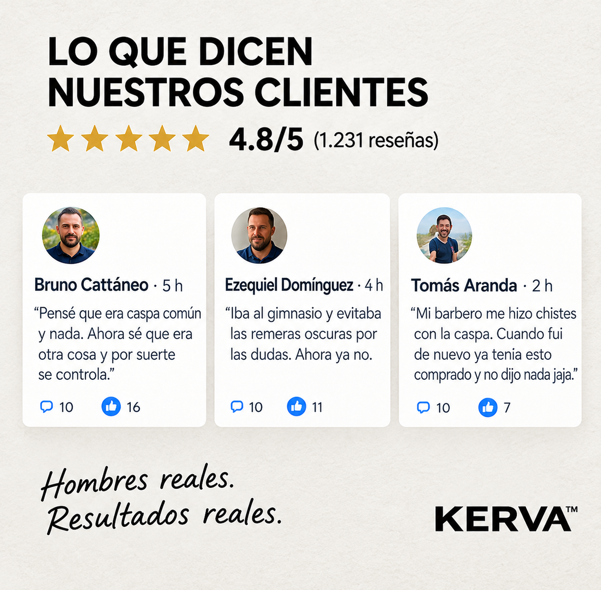 KERVA™ | Crema Antifúngica Permanente contra la Caspa y la Dermatitis Seborreica